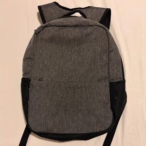 Grey and black backpack | school bookbag college